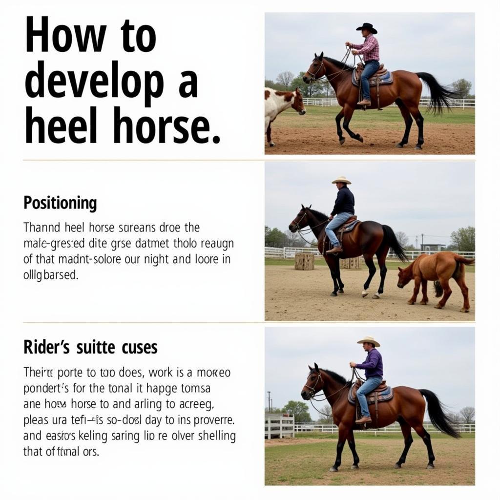 Heel Horse Training Exercises