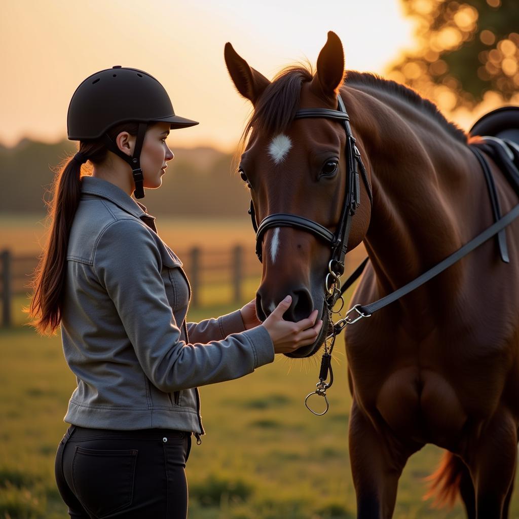 Horse and rider connection