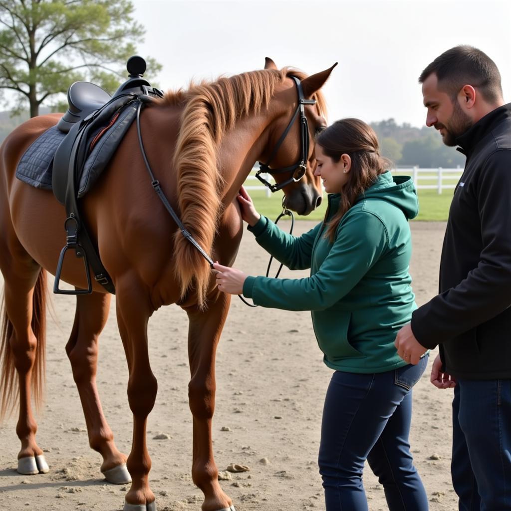 Horse Being Evaluated for Sale