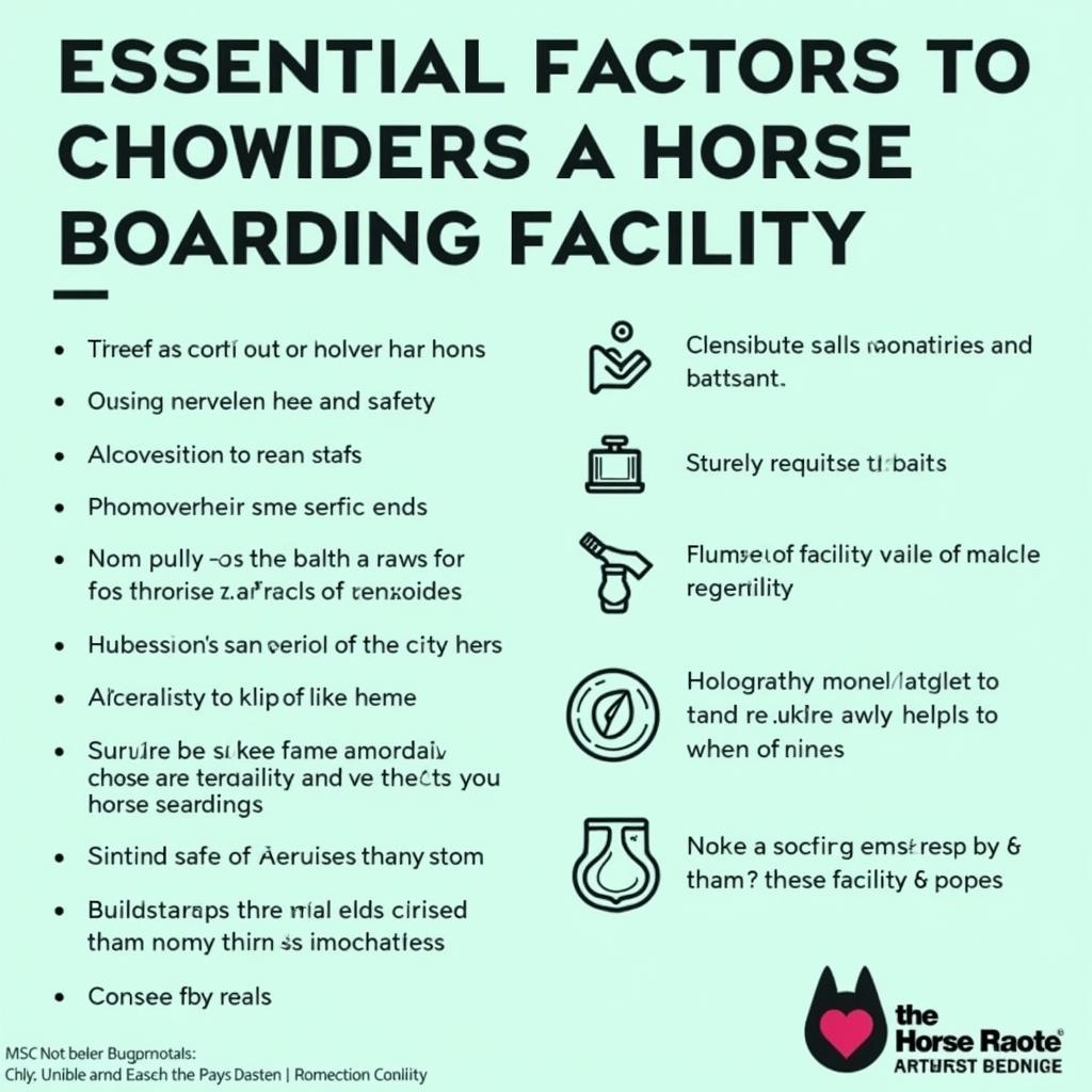 Horse Boarding Facility Checklist: Essential Factors to Consider