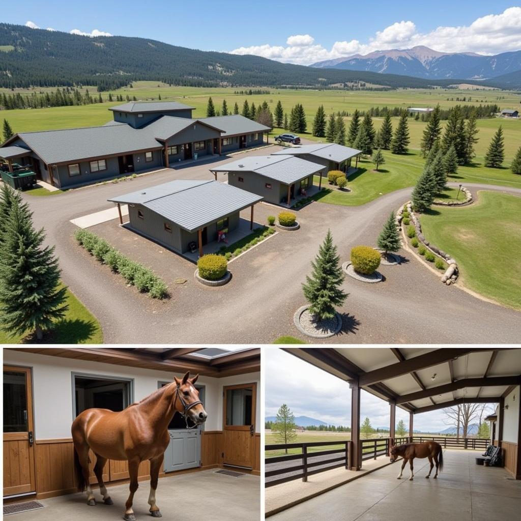 Modern Horse Boarding Facility in Kalispell, Montana