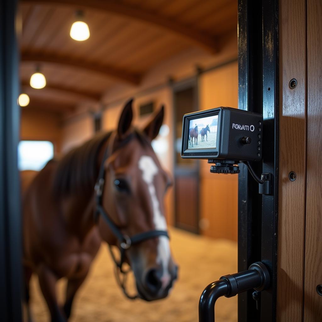 Horse Camera Stall Monitoring