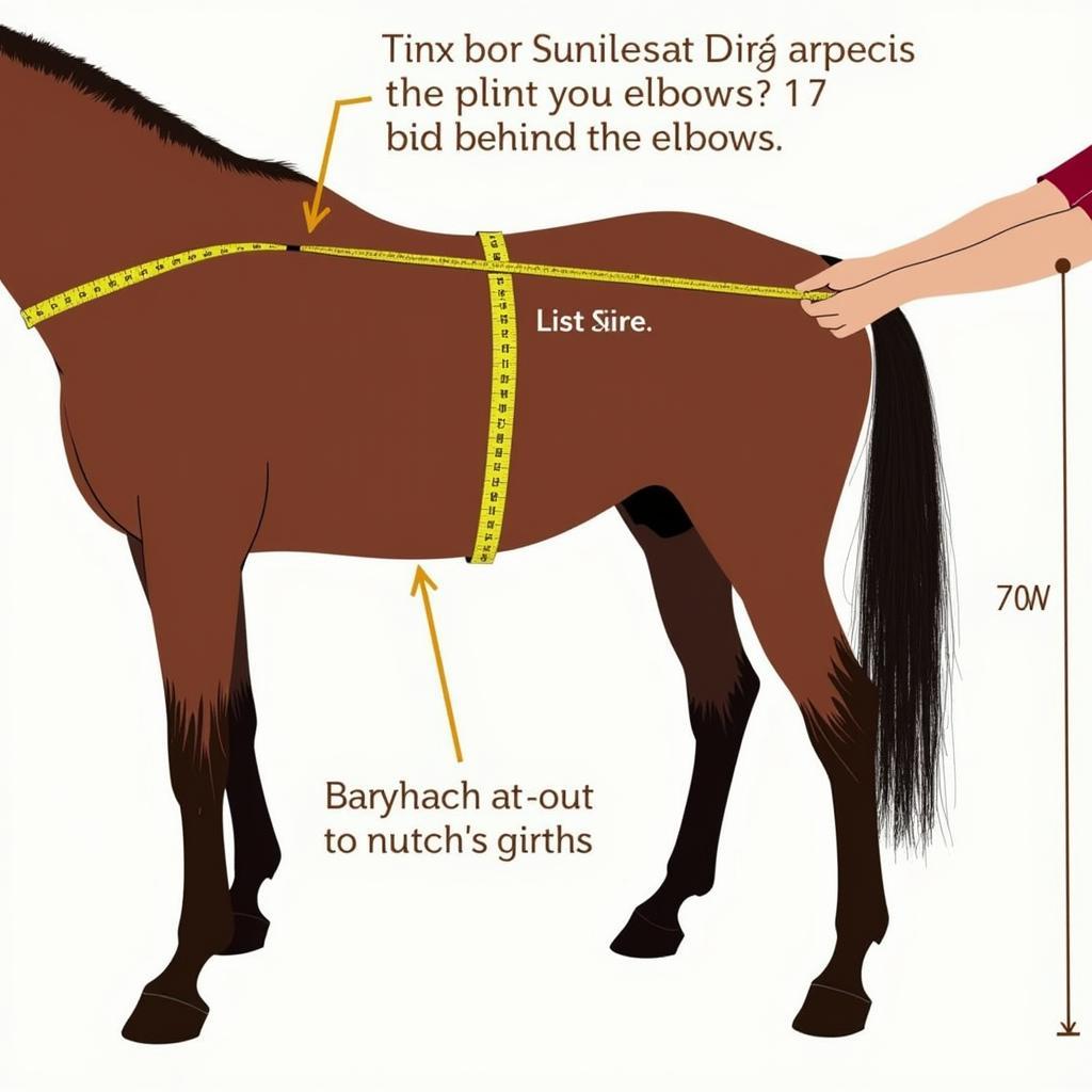 Measuring a Horse Cinch