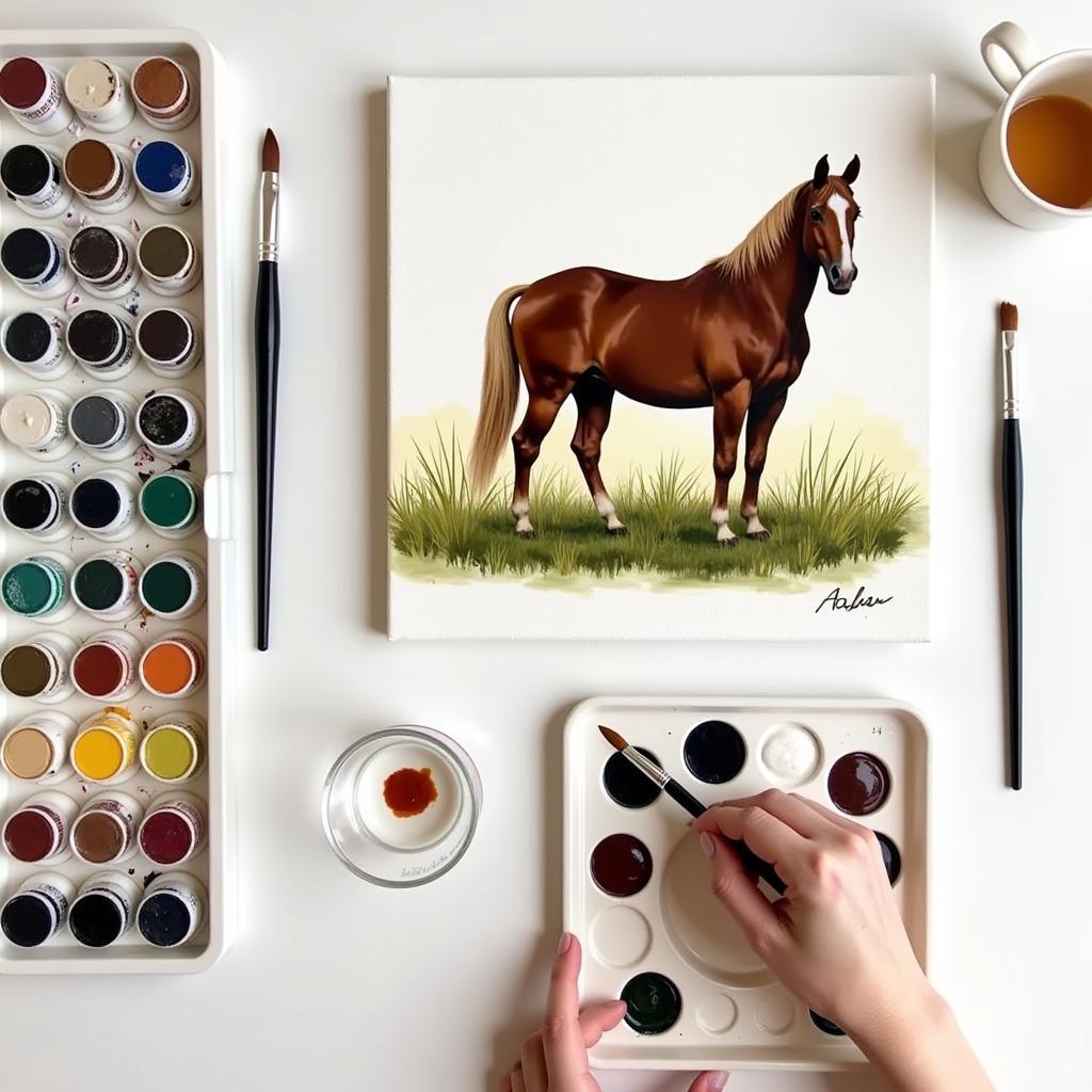 Horse Color Painting: A Beginner's Guide