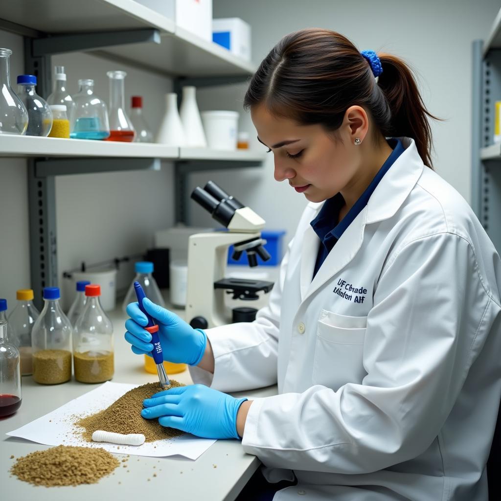 Horse Feed Undergoing ADF Analysis