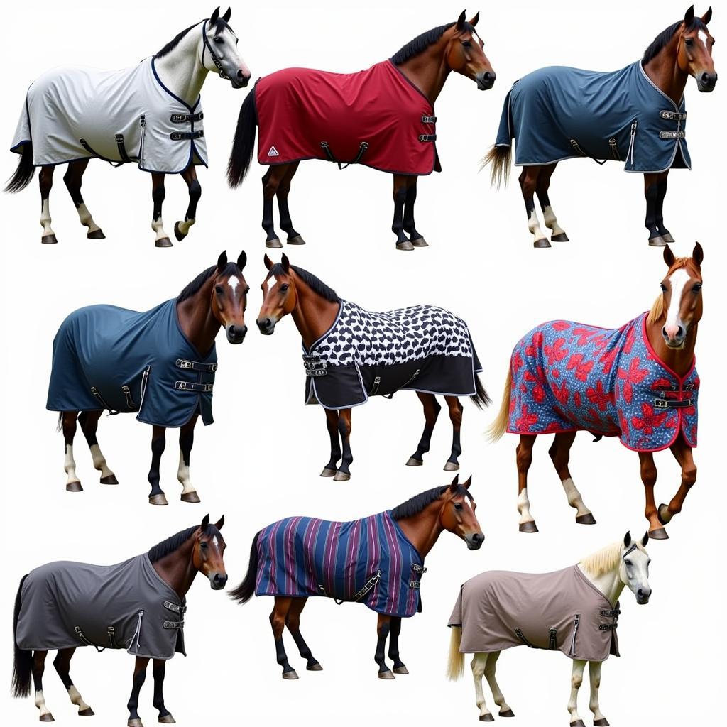 Different Types of Horse Fleece Blankets