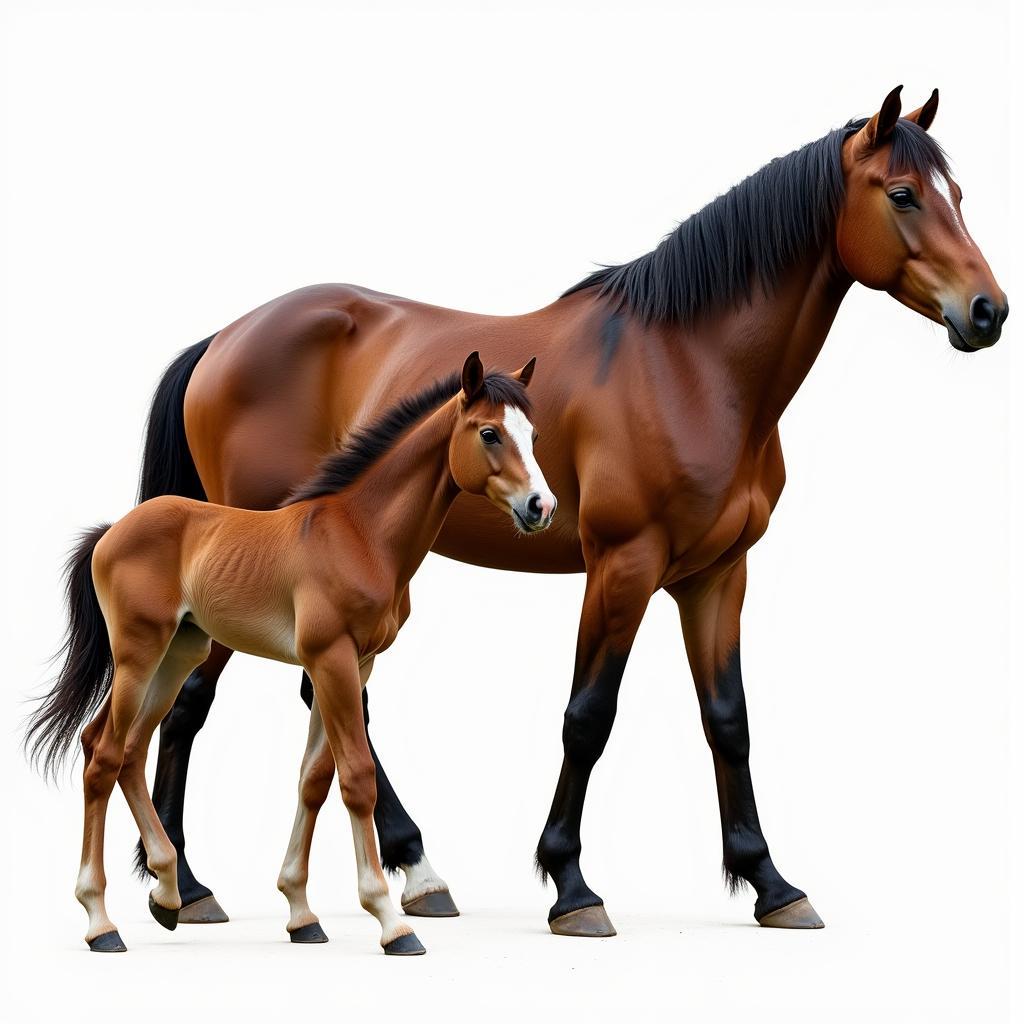 Horse Foal Growth and Development