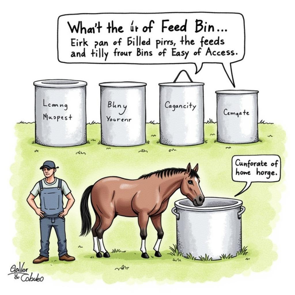 Choosing the Right Size Horse Grain Bin