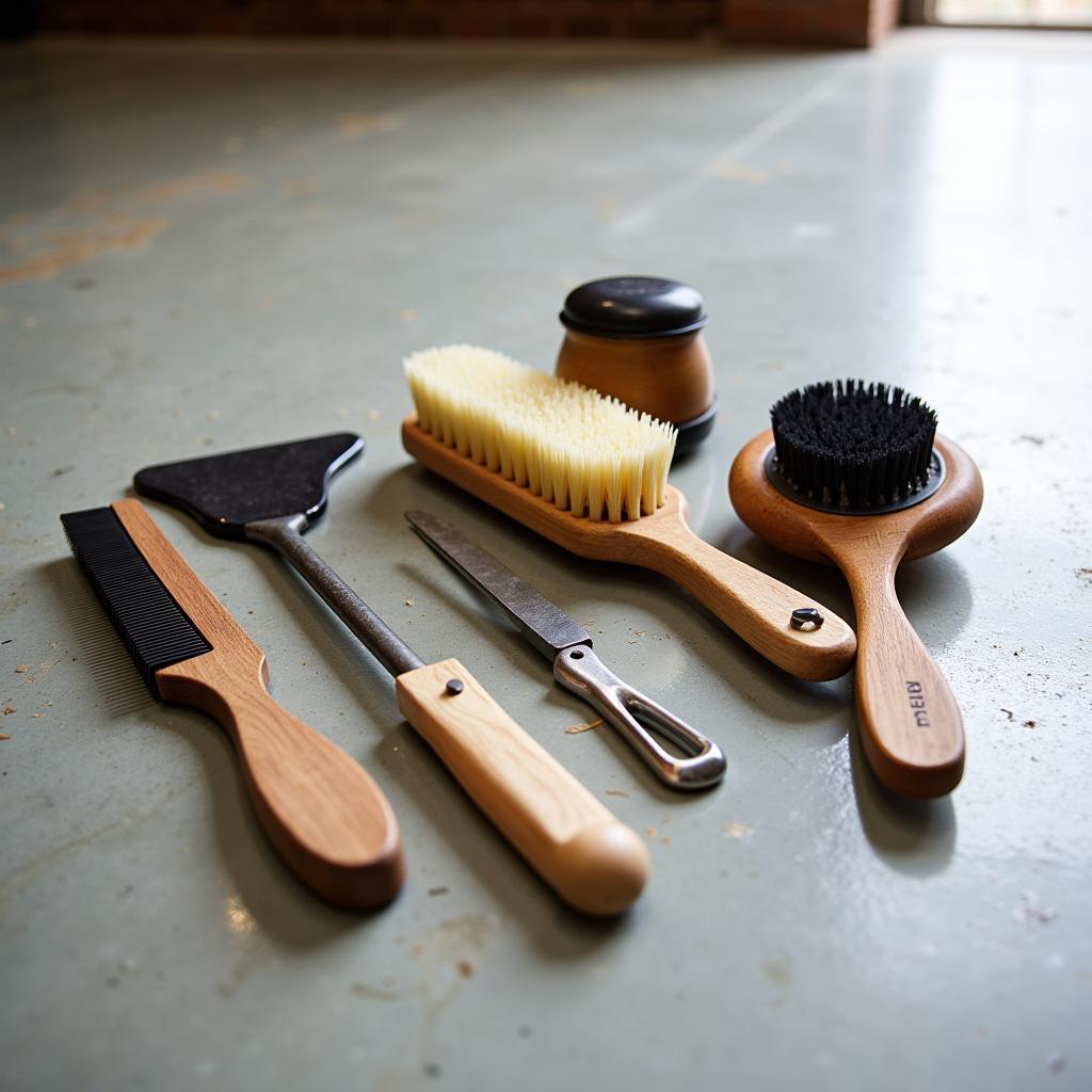 Essential Horse Grooming Kit Items