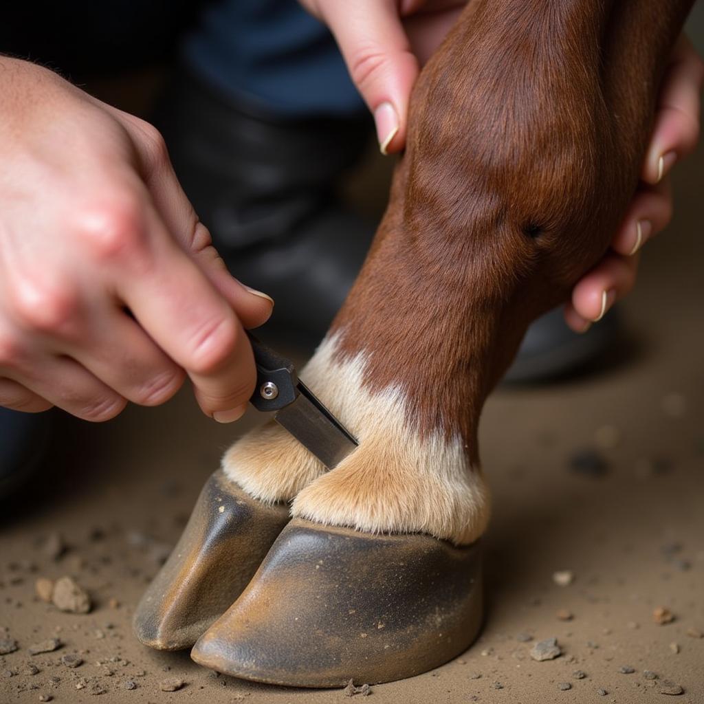 Horse Hoof Knife Cleaning Frog