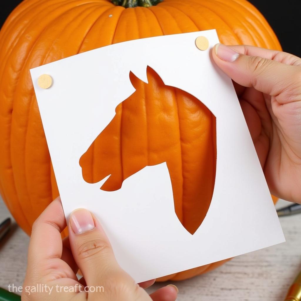 Horse Pumpkin Carving Template Download