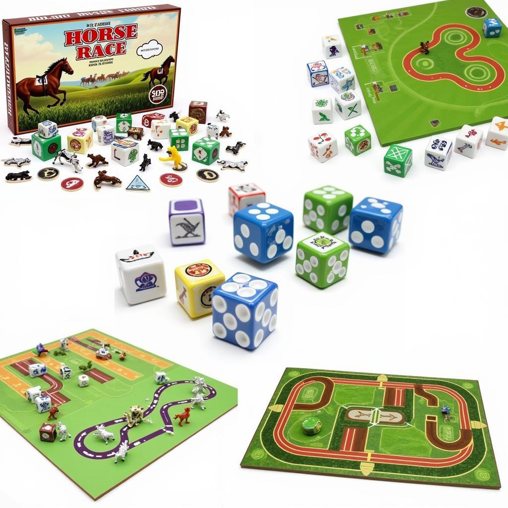 Different horse race dice game variations