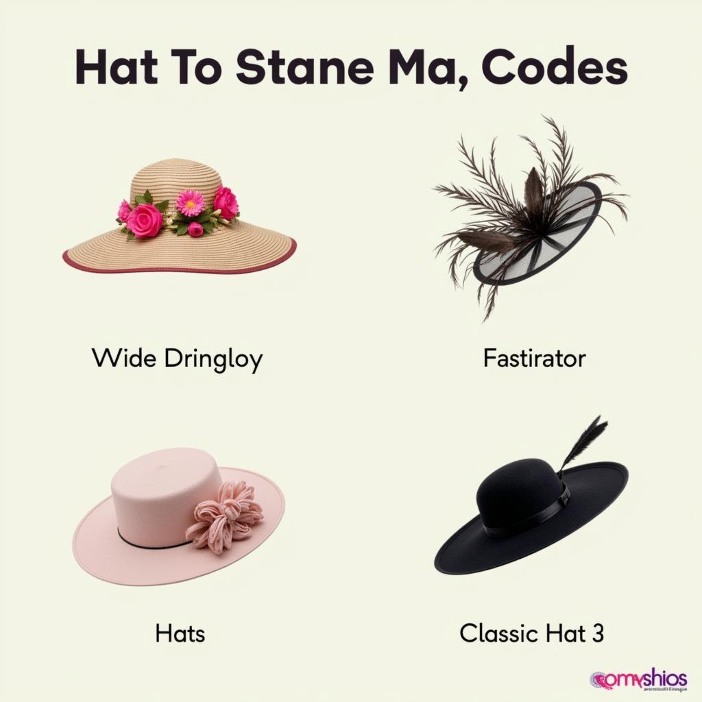 Horse Race Hats Dress Code Examples