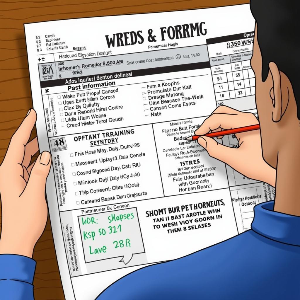 Analyzing a Horse Racing Form