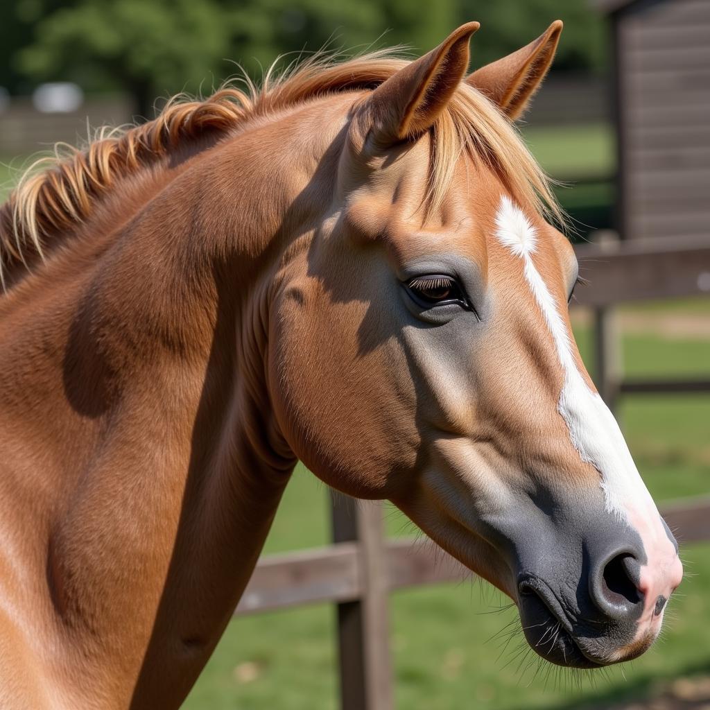 Horse Recovering from Pigeon Fever