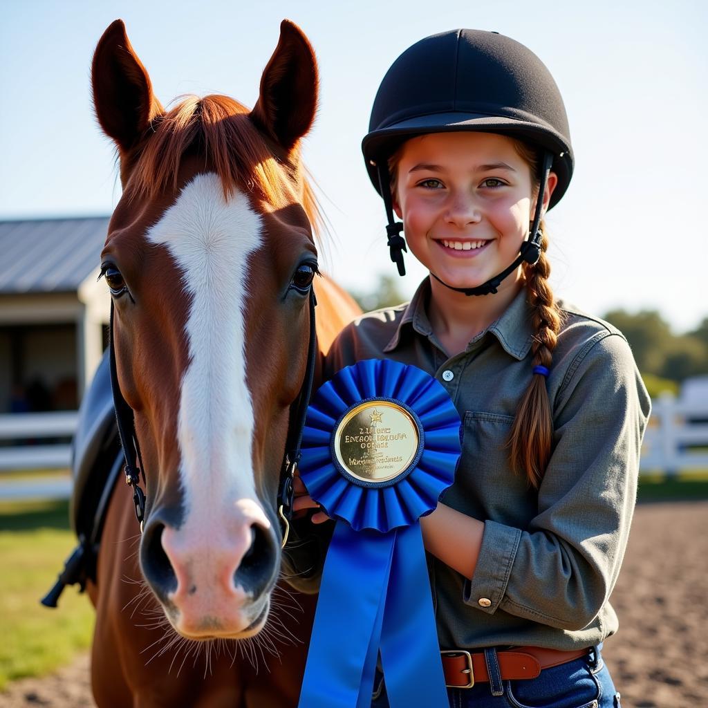 Horse Ribbons Awards Ceremony - Winner