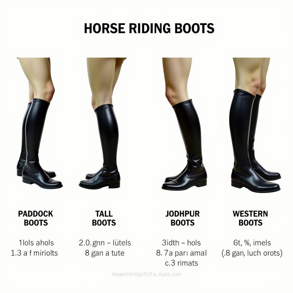 Types of Horse Riding Boots