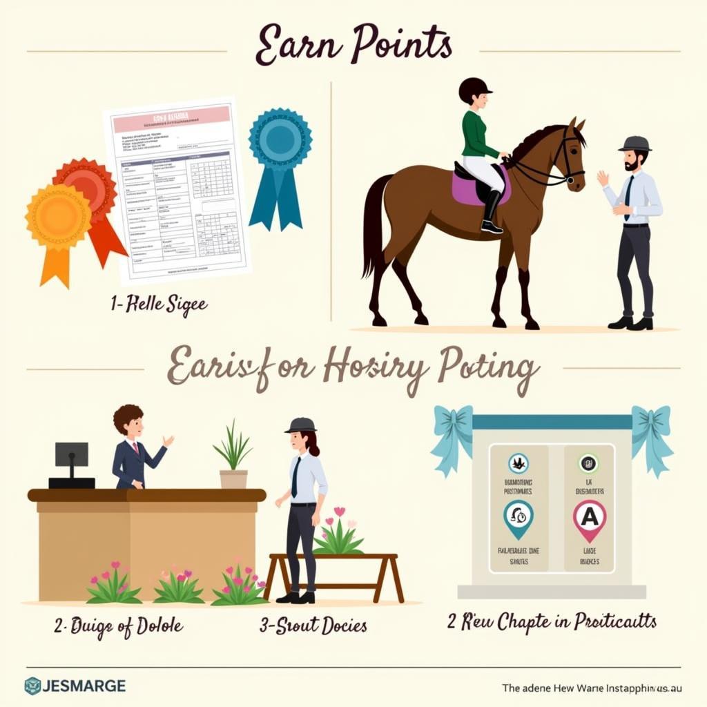 Horse show points system overview