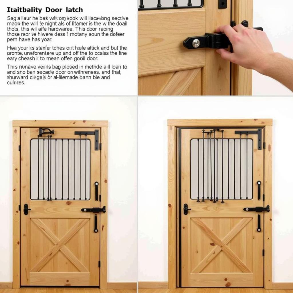 Installing a Horse Stall Door Latch