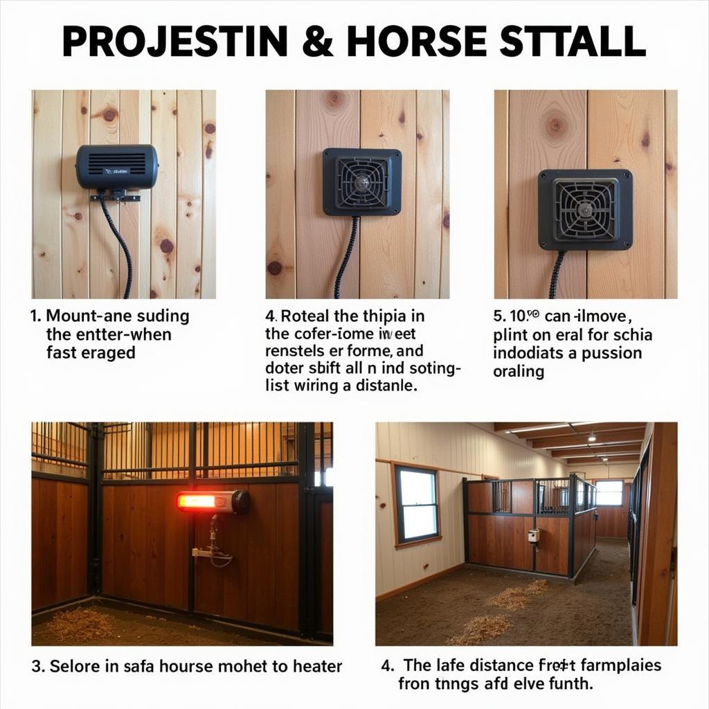 Horse Stall Heater Installation