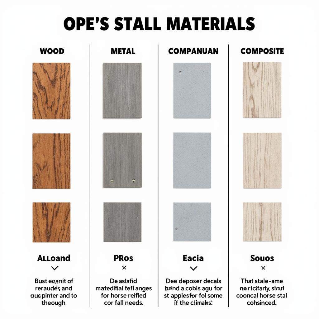 Comparing Different Horse Stall Materials