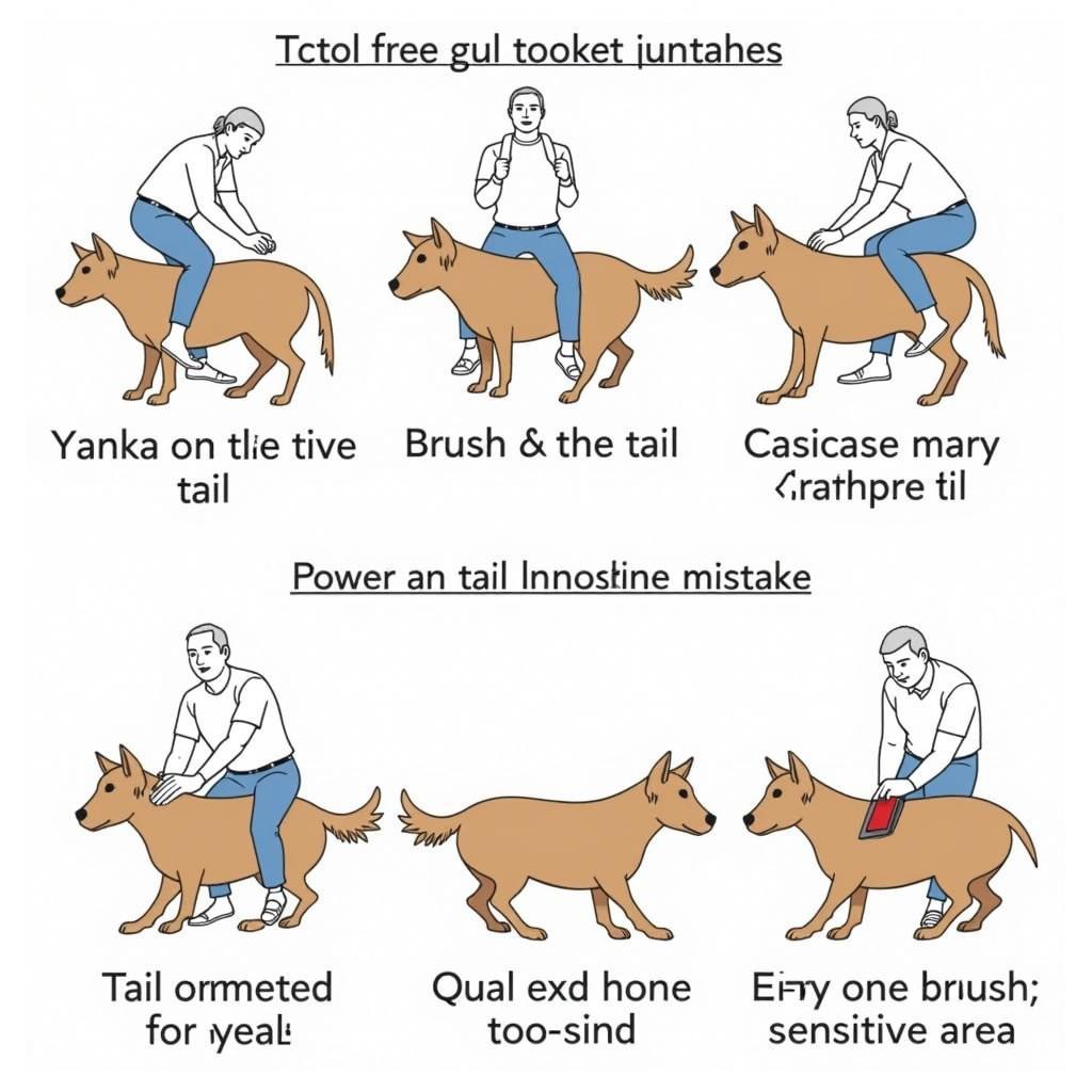 Horse tail care mistakes