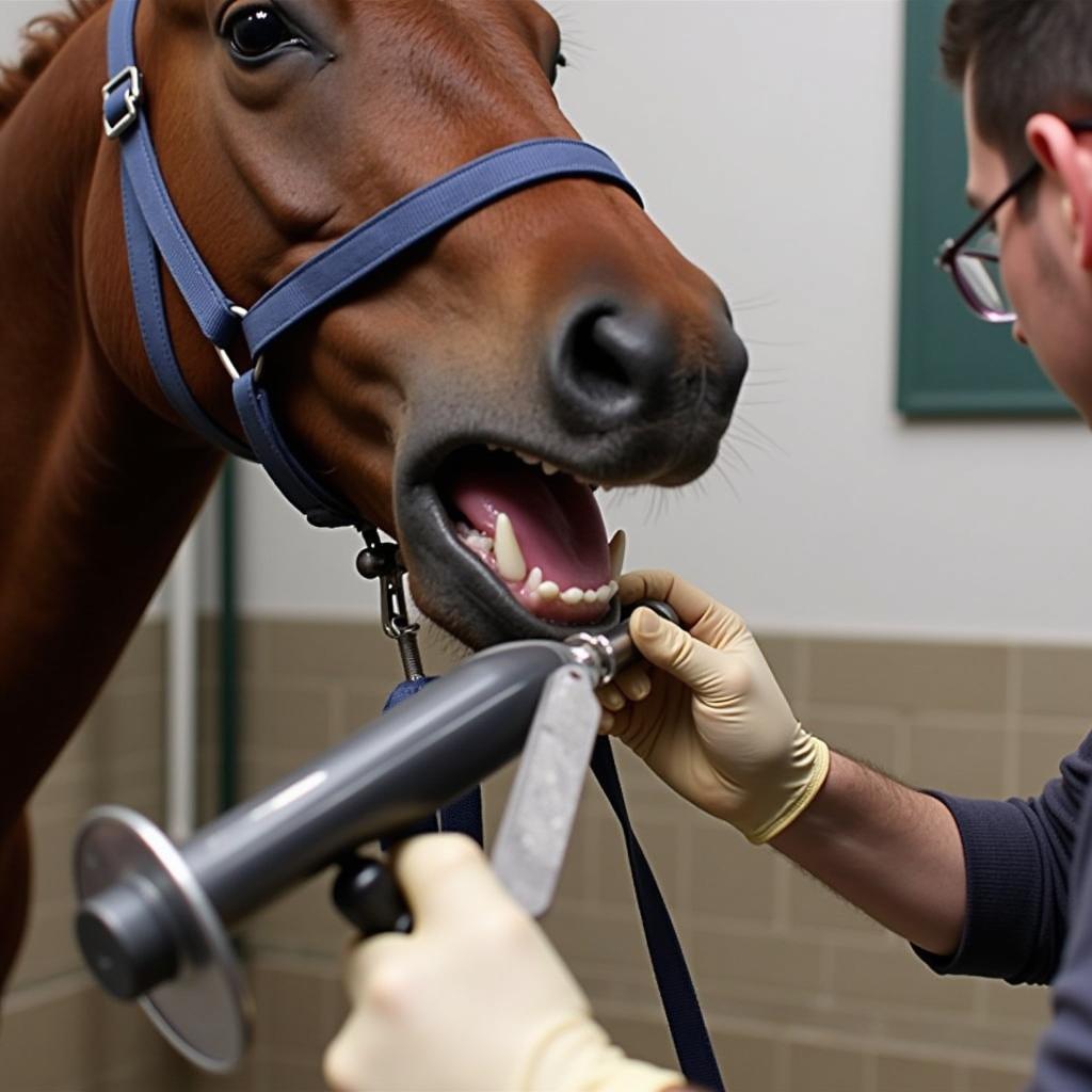 Horse Teeth Floating Procedure