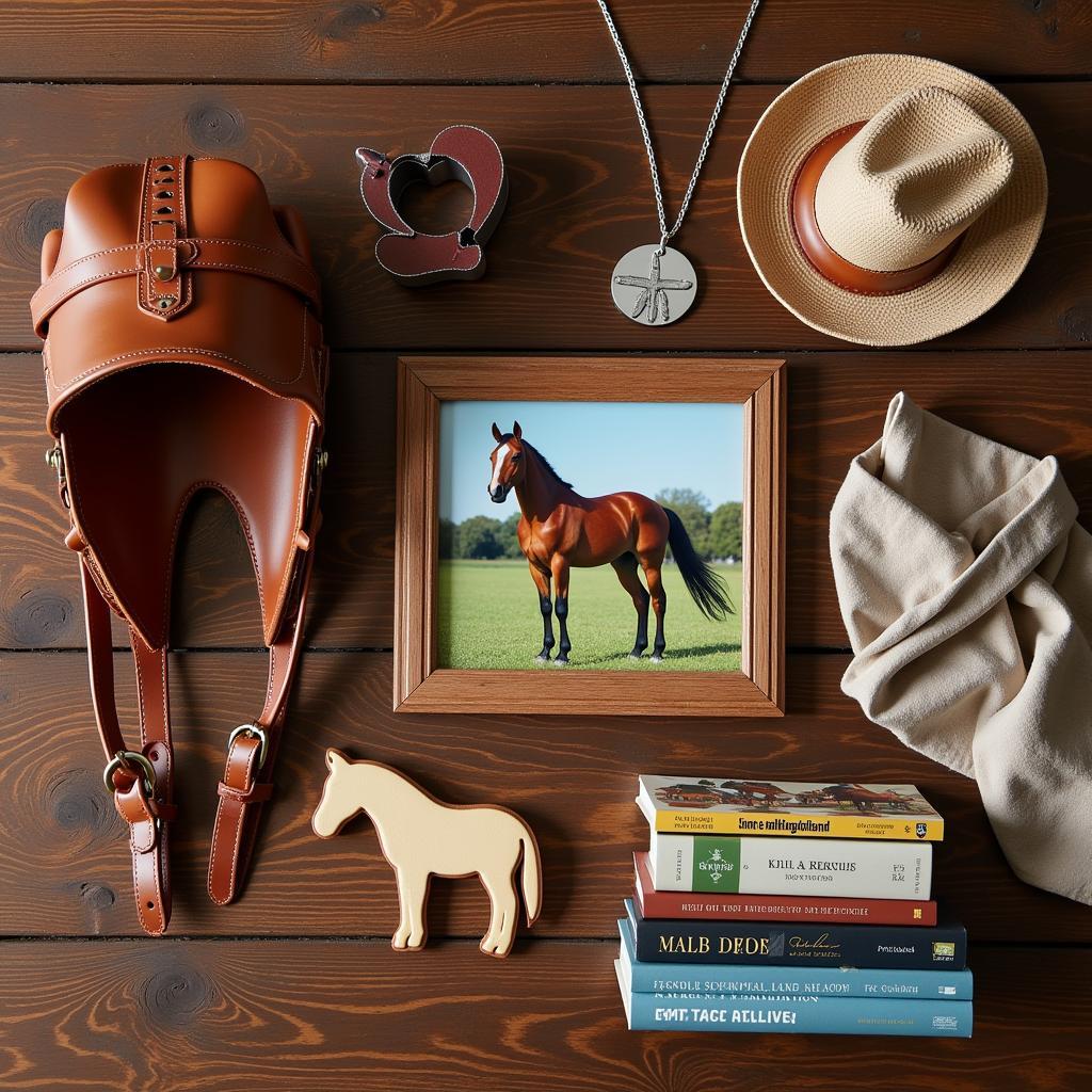 Horse themed gifts for equestrians of all levels, including riding gear, jewelry, and home decor.