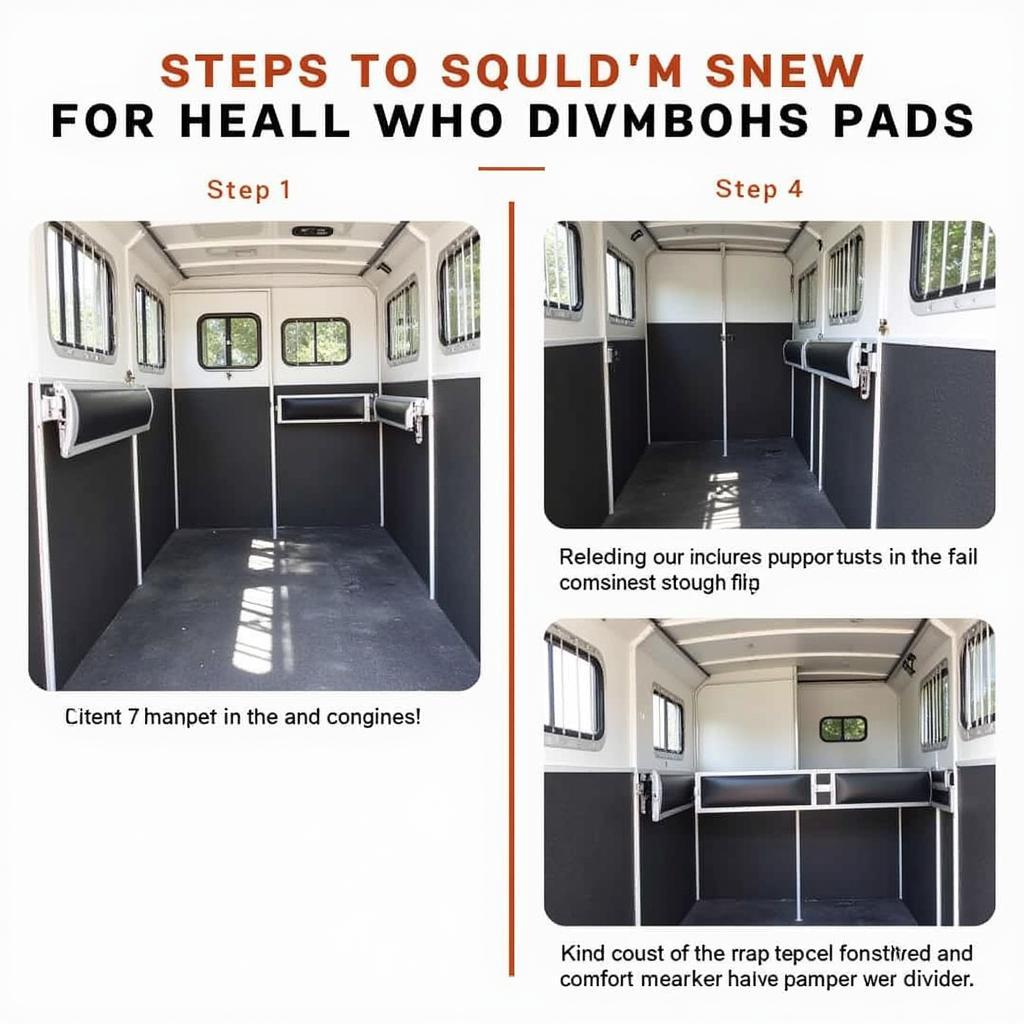 Correct Installation of Horse Trailer Divider Pads