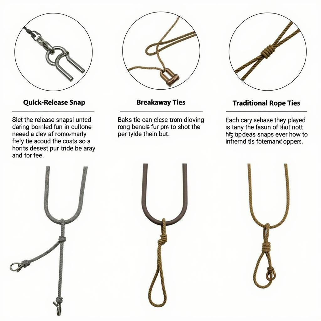 Different Horse Trailer Tie Types