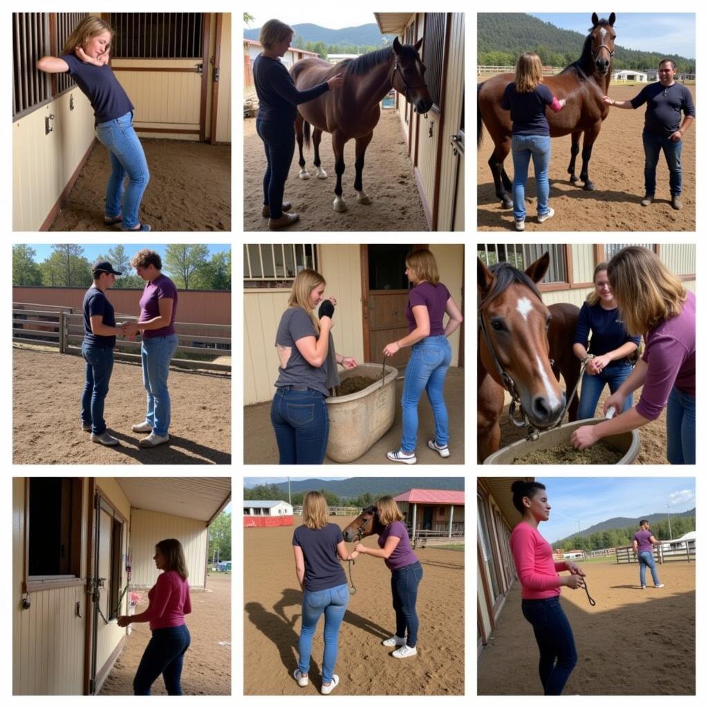 Daily Tasks of a Horse Training Intern