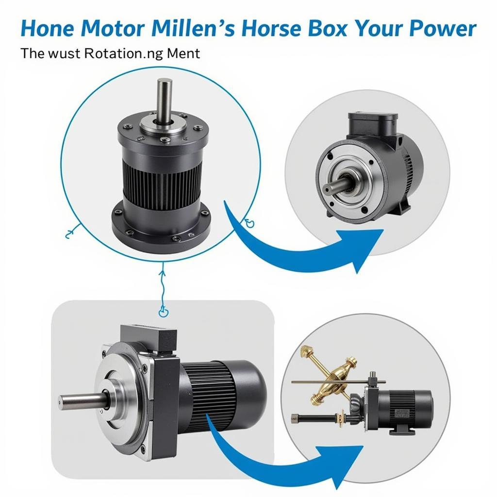 Horse Walker Motor and Gearbox: A close-up view of the motor and gearbox assembly, showcasing their connection and placement within the walker's structure.