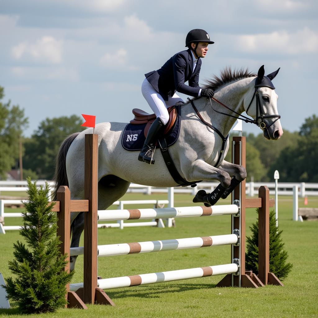 Hunt Horse Test Ride - Jumping a Fence