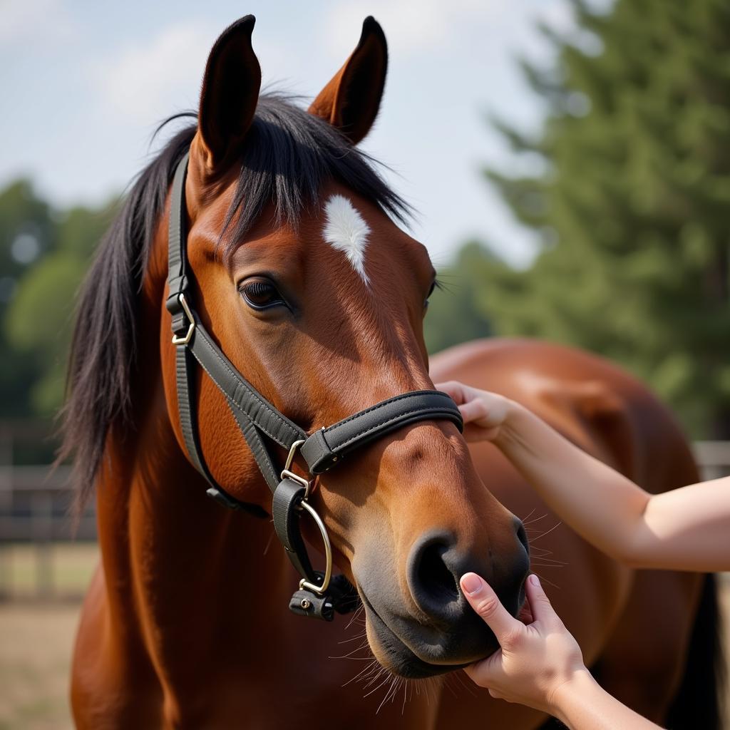 Husband horse for sale demonstrating a calm temperament