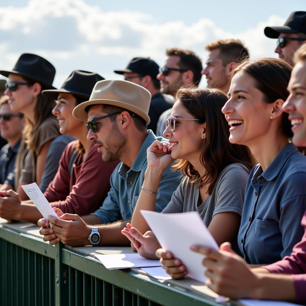 Idaho Horse Racing Crowd