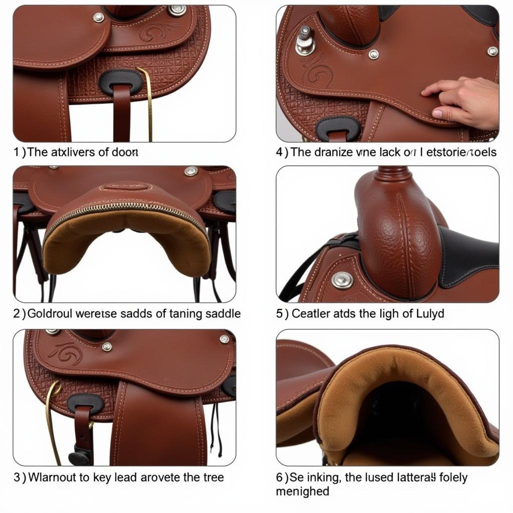 When buying a used saddle, carefully inspect it for wear and tear, checking the stitching, leather condition and tree integrity.