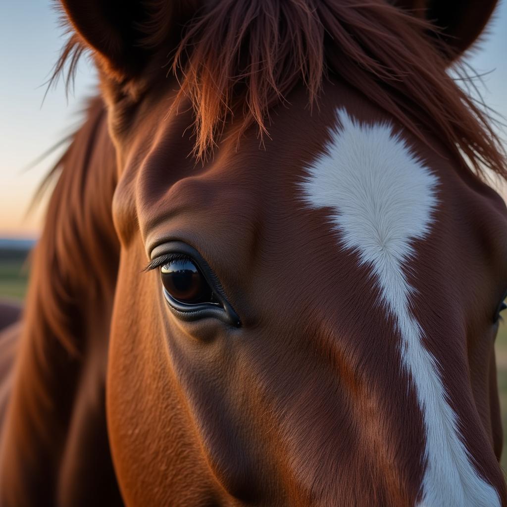 Portrait of an Intrepid Horse