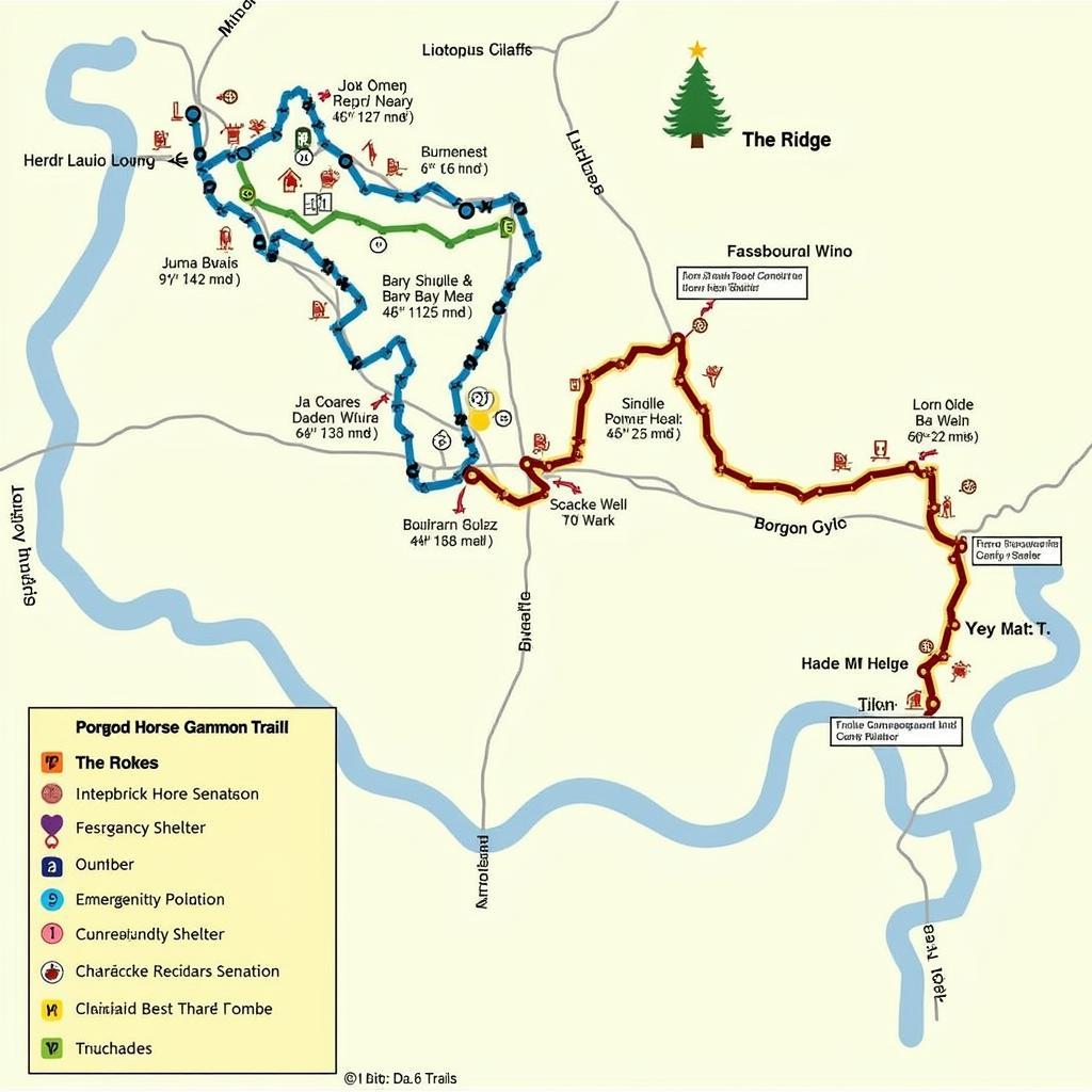 Iron Horse Canyon Ridge Trail Map