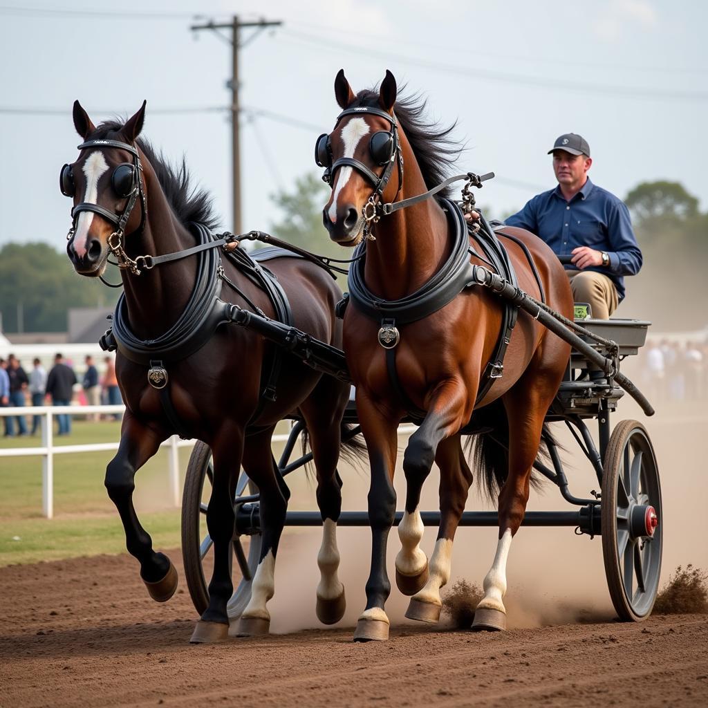 Modern Draft Horse Competition