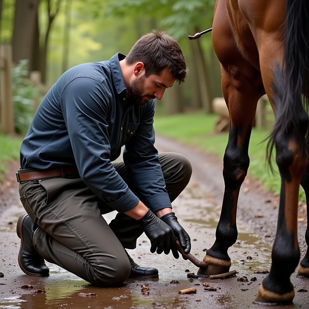 Hoof Care for Horses on Creek Farms in Lexington, McLean