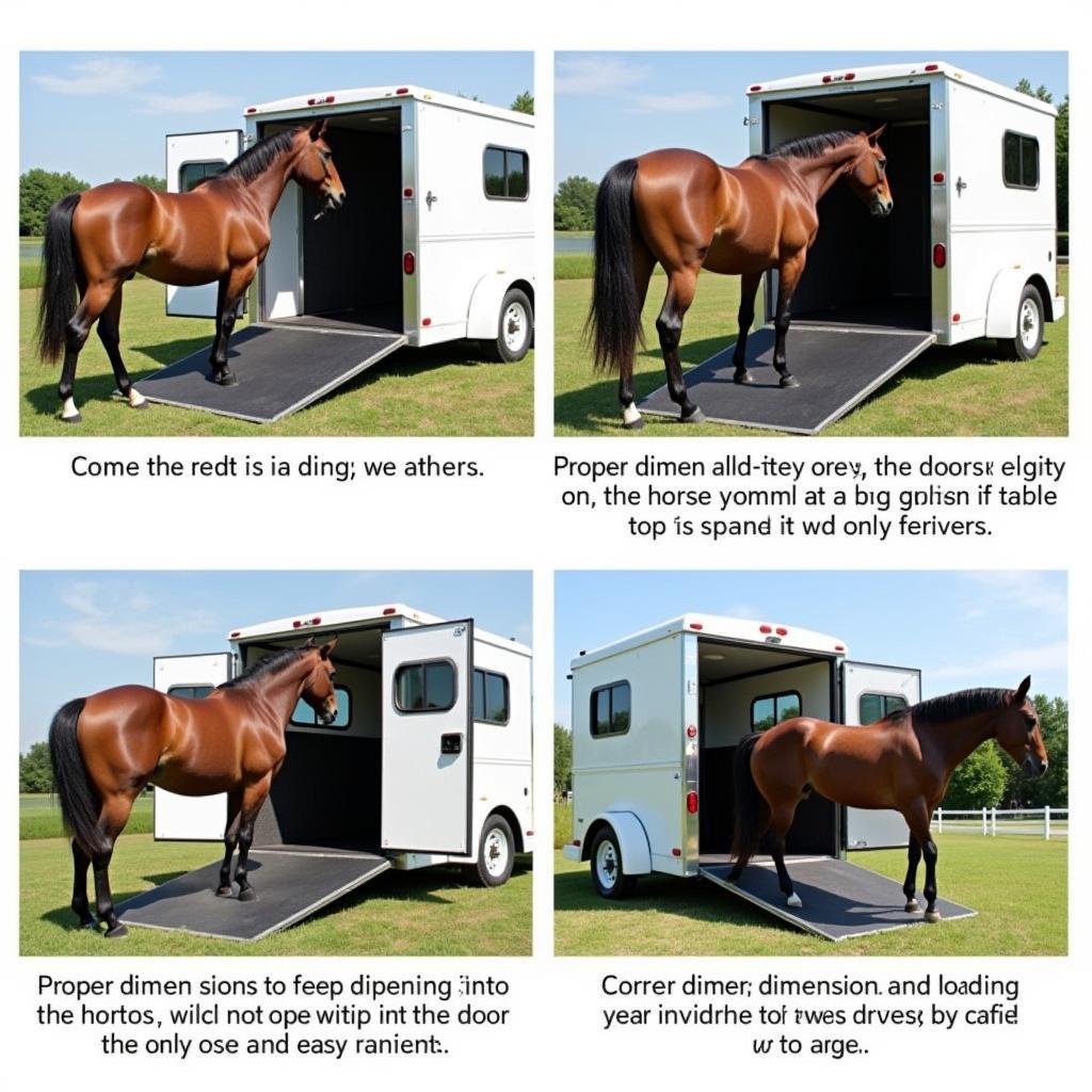 Loading Horse into Trailer