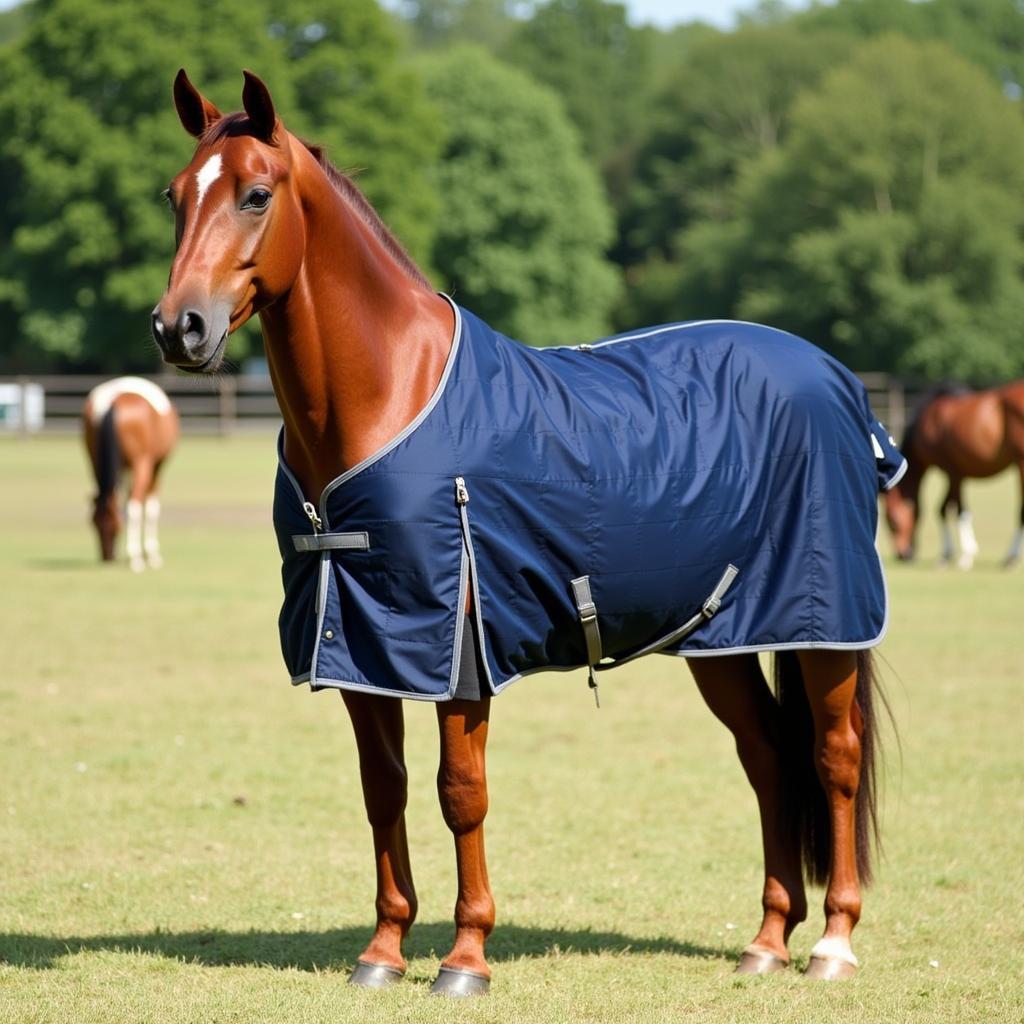 Magnetic Horse Blanket Therapy in Action