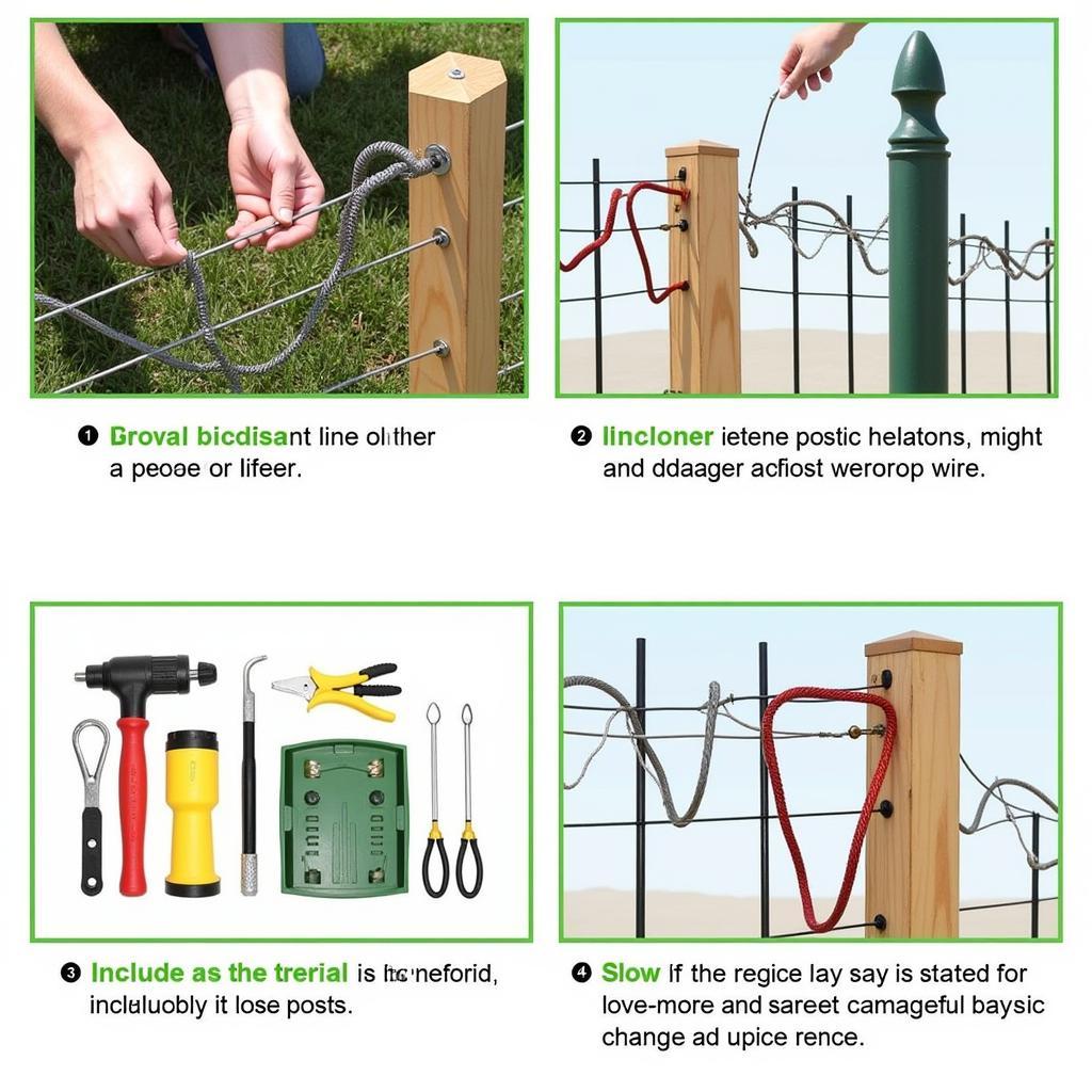 Maintaining Woven Wire Horse Fence