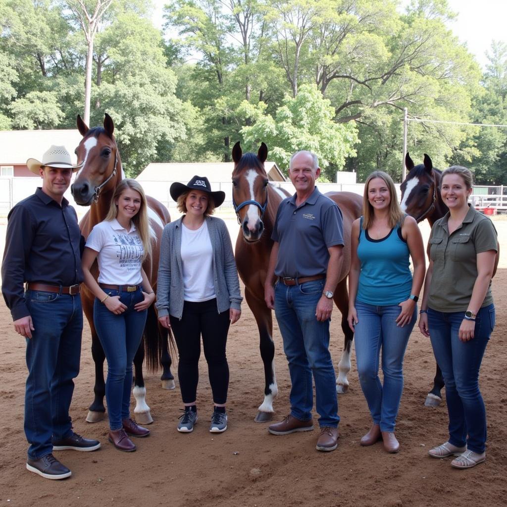 Michigan Appaloosa Horse Club Members Gathering