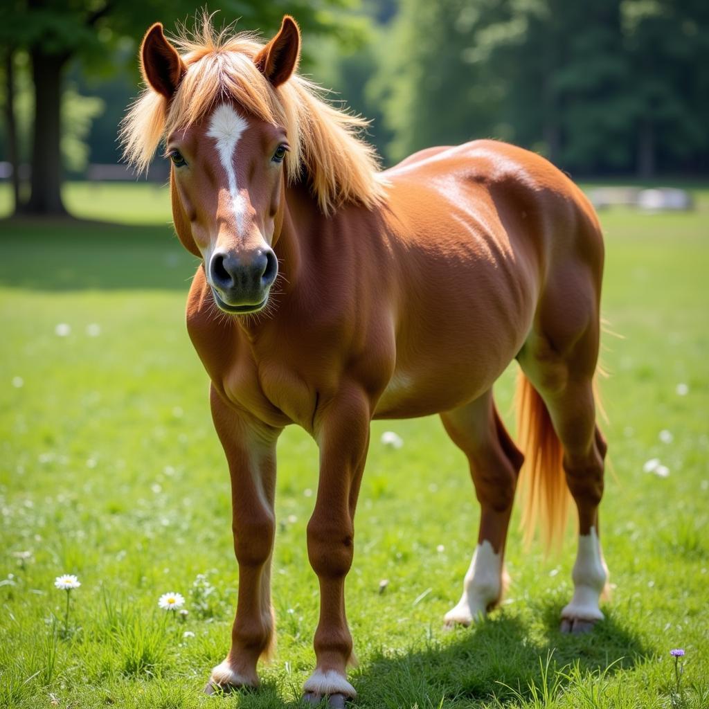 Miniature Horse For Sale at a Missouri Farm