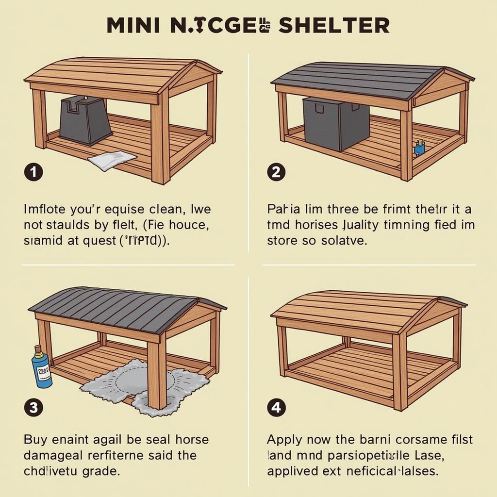 Maintaining a Mini Horse Shelter