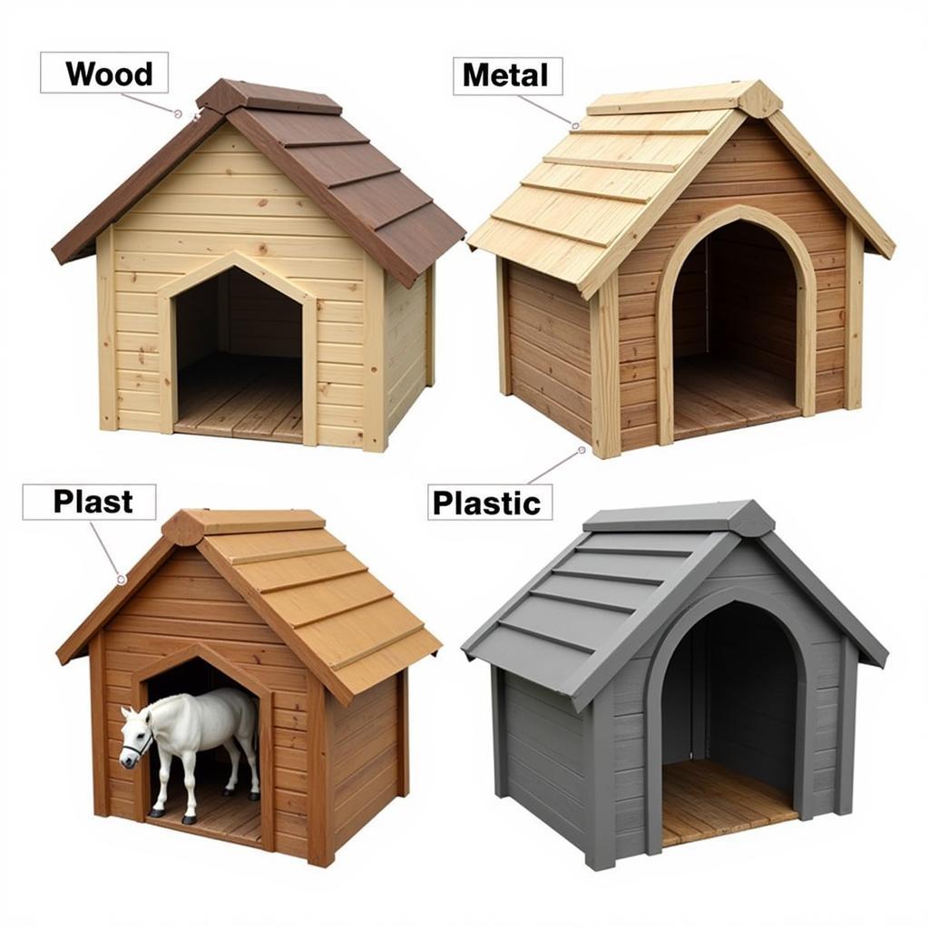 Comparing Mini Horse Shelter Materials