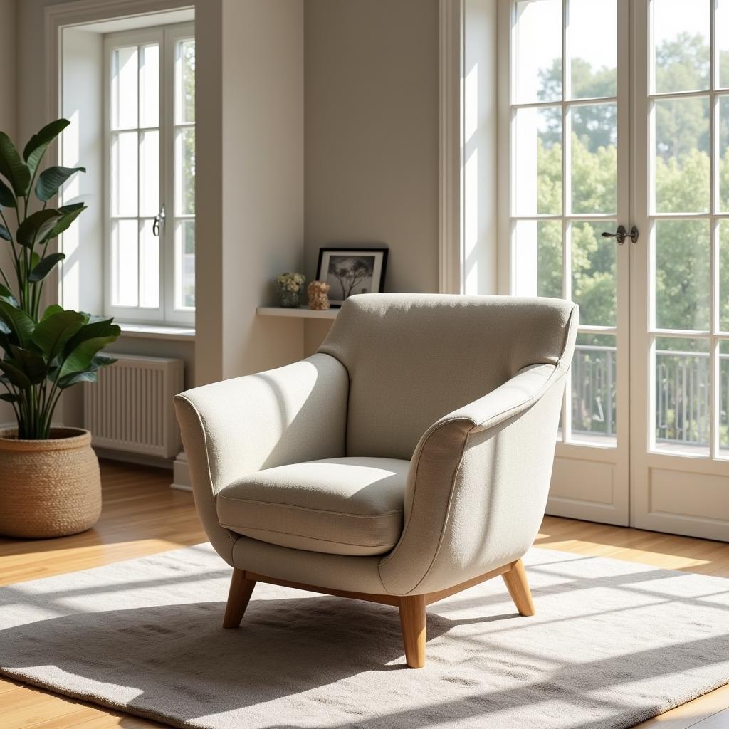 Modern Horse Chair in a Living Room