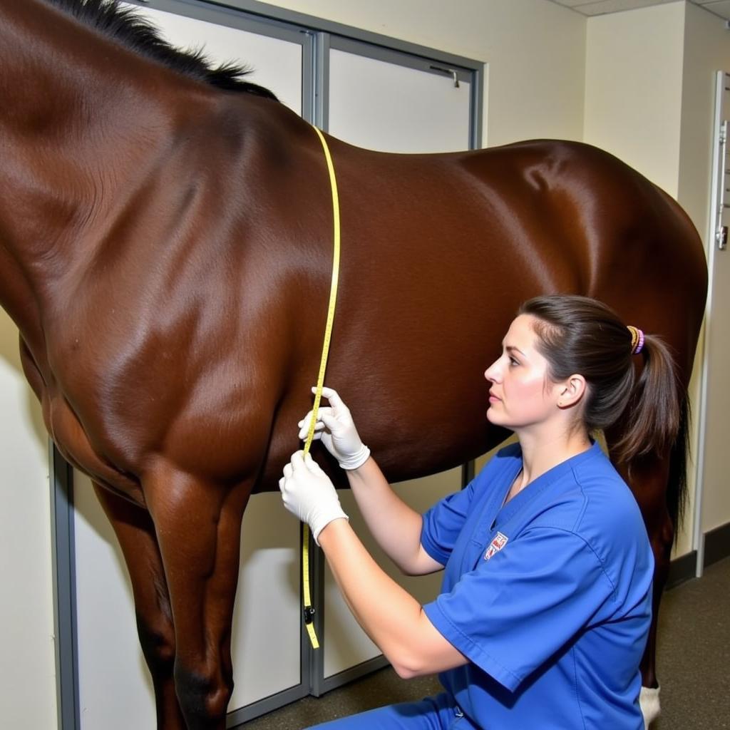 Monitoring a horse's weight and body condition