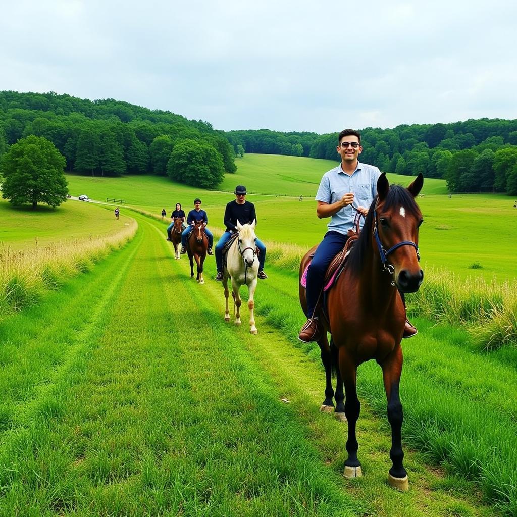 Horseback riding trails near Nashville, Tennessee